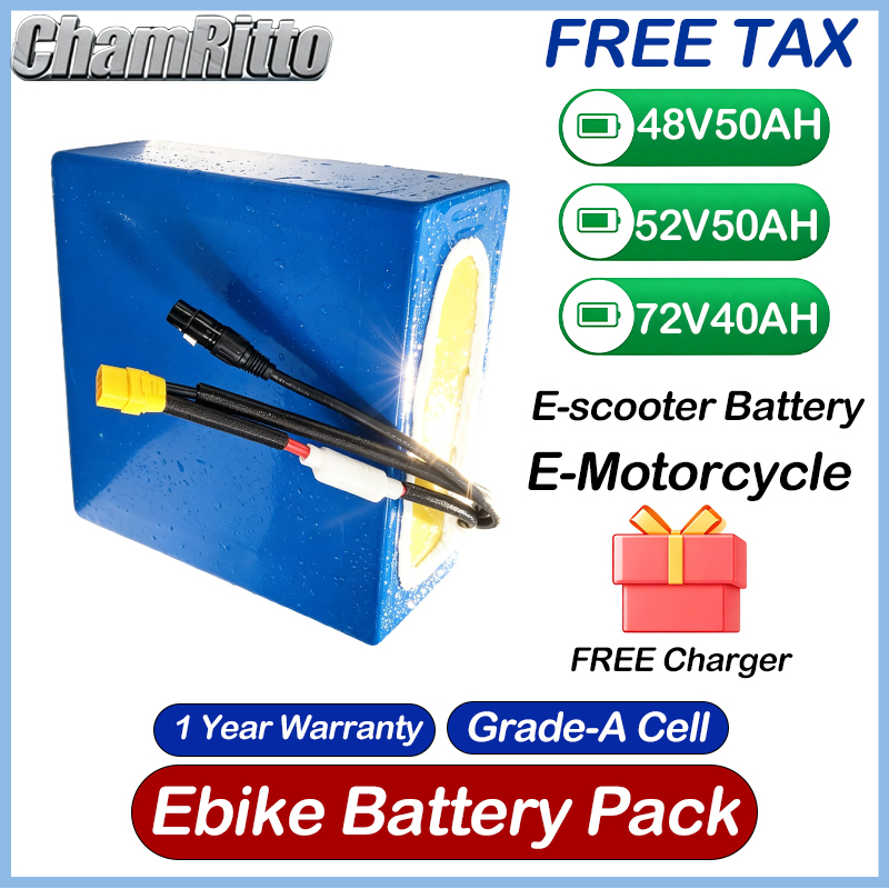 Bateria de Lítio 48V 30Ah para - 60V 30Ah 21700 Battery Pack avaliação e preço