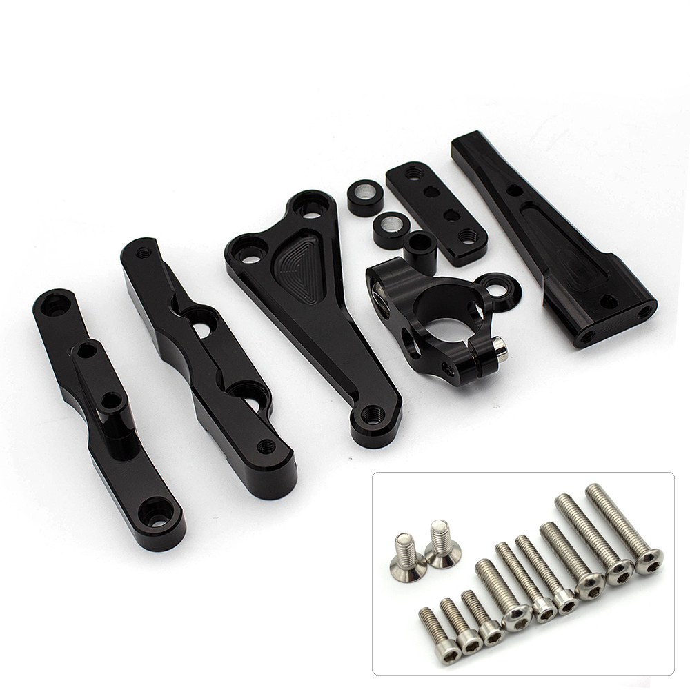 Para Honda CB650F CB 650F CB 6 - Steering Damper Stabilizer Kit Cnc avaliação e preço