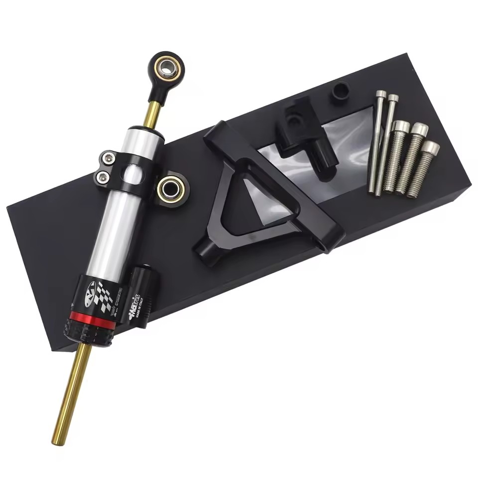 Para Kawasaki ZX10R 04-05: Amo - Steering Damper Stabilizer Kit Cnc avaliação e preço